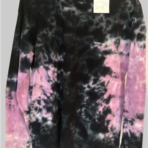 Ivory Bella Tie Dye Long Sleeve Shirt